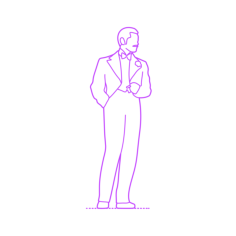 Pop Culture Actors Actresses Clark Gable Simple Line Art Svg, Free Vectors File